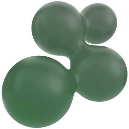 Green location bubbles.